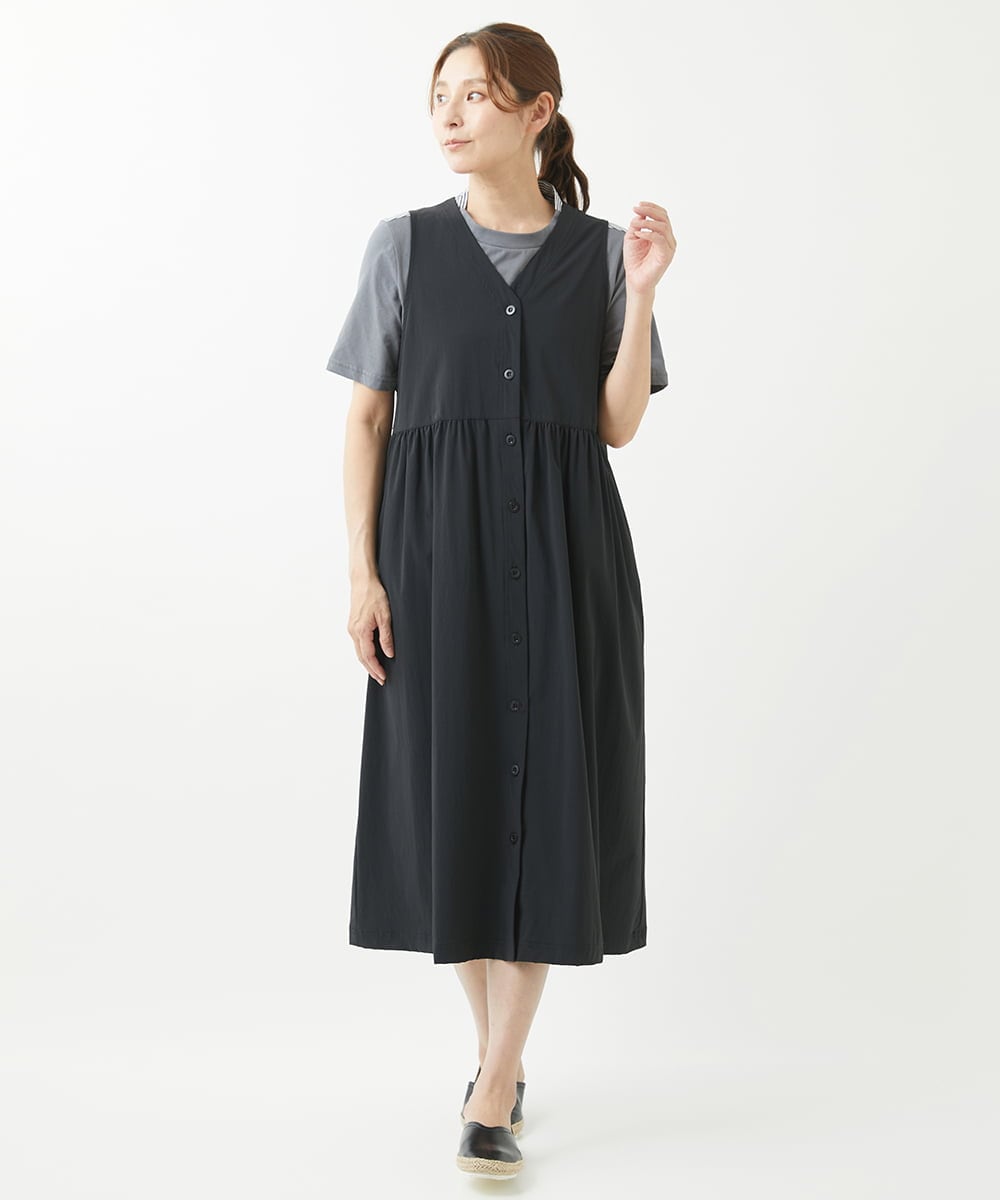 NGKHW01170 GIANNI LO GIUDICE(ジャンニ ロ ジュディチェ) [洗える]コットン天竺刺繍カットソー ダークグレー