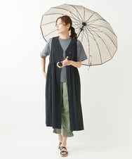 NGKHW01170 GIANNI LO GIUDICE(ジャンニ ロ ジュディチェ) [洗える]コットン天竺刺繍カットソー ダークグレー