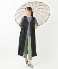 NGKHW01170 GIANNI LO GIUDICE(ジャンニ ロ ジュディチェ) [洗える]コットン天竺刺繍カットソー ダークグレー