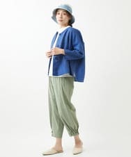 NGKHW06230 GIANNI LO GIUDICE(ジャンニ ロ ジュディチェ) [洗える]ウォッシャブルリネンＴブラウス ホワイト