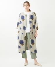 NGKHW06230 GIANNI LO GIUDICE(ジャンニ ロ ジュディチェ) [洗える]ウォッシャブルリネンＴブラウス ホワイト
