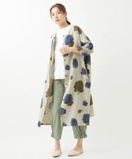 NGKHW06230 GIANNI LO GIUDICE(ジャンニ ロ ジュディチェ) [洗える]ウォッシャブルリネンＴブラウス ホワイト