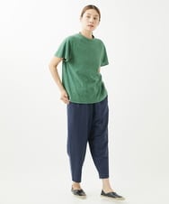 NGKHW10100 GIANNI LO GIUDICE(ジャンニ ロ ジュディチェ) [洗える・日本製]フラワージャガードカットソー グリーン