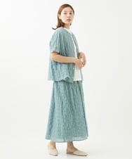 NGKHW10100 GIANNI LO GIUDICE(ジャンニ ロ ジュディチェ) [洗える・日本製]フラワージャガードカットソー ホワイト