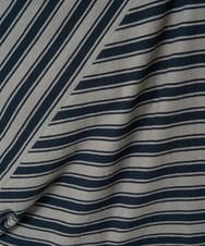 NGKHW22170 GIANNI LO GIUDICE(ジャンニ ロ ジュディチェ) [洗える]天竺ボーダーカットソー ブラック