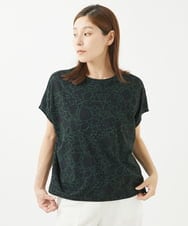 NGKHX33160 GIANNI LO GIUDICE(ジャンニ ロ ジュディチェ) [洗える・日本製]トランプ柄ソーナノプルオーバーカットソー ブラック