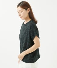 NGKHX33160 GIANNI LO GIUDICE(ジャンニ ロ ジュディチェ) [洗える・日本製]トランプ柄ソーナノプルオーバーカットソー ブラック