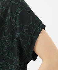 NGKHX33160 GIANNI LO GIUDICE(ジャンニ ロ ジュディチェ) [洗える・日本製]トランプ柄ソーナノプルオーバーカットソー ブラック