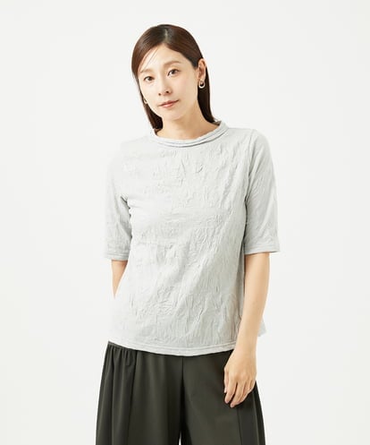 NGKJB11160 GIANNI LO GIUDICE [洗える・日本製]キャッチワッシャーカットソー