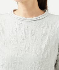 NGKJB11160 GIANNI LO GIUDICE(ジャンニ ロ ジュディチェ) [洗える・日本製]キャッチワッシャーカットソー ライトグレー