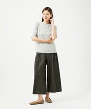 NGKJB11160 GIANNI LO GIUDICE(ジャンニ ロ ジュディチェ) [洗える・日本製]キャッチワッシャーカットソー ライトグレー