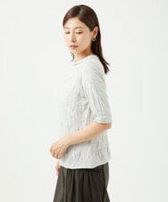 NGKJB11160 GIANNI LO GIUDICE(ジャンニ ロ ジュディチェ) [洗える・日本製]キャッチワッシャーカットソー ライトグレー