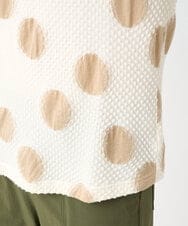 NGKJC03230 GIANNI LO GIUDICE(ジャンニ ロ ジュディチェ) [洗える・日本製]強撚コットンドットカットソー アイボリー
