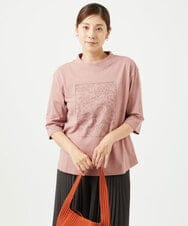 NGKJC08180 GIANNI LO GIUDICE(ジャンニ ロ ジュディチェ) [洗える・日本製]エココットンカットソー ピンク