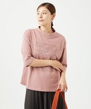 NGKJC08180 GIANNI LO GIUDICE(ジャンニ ロ ジュディチェ) [洗える・日本製]エココットンカットソー ピンク