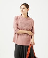 NGKJC08180 GIANNI LO GIUDICE(ジャンニ ロ ジュディチェ) [洗える・日本製]エココットンカットソー ピンク