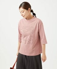 NGKJC08180 GIANNI LO GIUDICE(ジャンニ ロ ジュディチェ) [洗える・日本製]エココットンカットソー ピンク