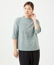 NGKJC08180 GIANNI LO GIUDICE(ジャンニ ロ ジュディチェ) [洗える・日本製]エココットンカットソー グリーン