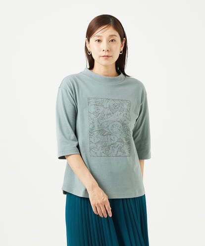 NGKJC08180 GIANNI LO GIUDICE [洗える・日本製]エココットンカットソー