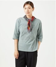NGKJC08180 GIANNI LO GIUDICE(ジャンニ ロ ジュディチェ) [洗える・日本製]エココットンカットソー グリーン