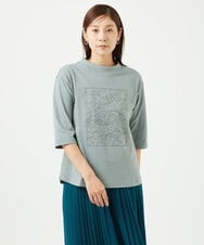 NGKJC08180 GIANNI LO GIUDICE(ジャンニ ロ ジュディチェ) [洗える・日本製]エココットンカットソー グリーン