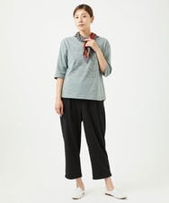 NGKJC08180 GIANNI LO GIUDICE(ジャンニ ロ ジュディチェ) [洗える・日本製]エココットンカットソー グリーン