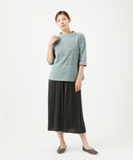 NGKJC08180 GIANNI LO GIUDICE(ジャンニ ロ ジュディチェ) [洗える・日本製]エココットンカットソー グリーン