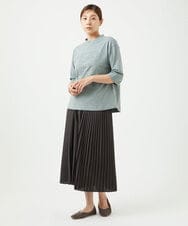NGKJC08180 GIANNI LO GIUDICE(ジャンニ ロ ジュディチェ) [洗える・日本製]エココットンカットソー グリーン
