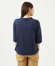 NGKJC08180 GIANNI LO GIUDICE(ジャンニ ロ ジュディチェ) [洗える・日本製]エココットンカットソー ネイビー