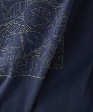 NGKJC08180 GIANNI LO GIUDICE(ジャンニ ロ ジュディチェ) [洗える・日本製]エココットンカットソー ネイビー