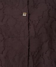 NGKJD13290 GIANNI LO GIUDICE(ジャンニ ロ ジュディチェ) [日本製]コットンカットジャガードプルオーバーブラウス ブラウン