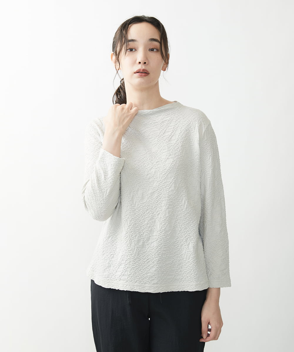 インド綿リーフジャカードボトルネックカットソー カットソー Tシャツ Gianni Lo Giudice ジャンニ ロ ジュディチェ イトキンオンラインストア インド綿リーフジャカードボトルネックカットソー カットソー Tシャツ Gianni Lo Giudice ジャンニ ロ ジュディチェ イトキンオンラインストア