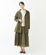 NGKJS03130 GIANNI LO GIUDICE(ジャンニ ロ ジュディチェ) [洗える・日本製]インド綿リーフ柄ジャガードカットソー ライトグレー