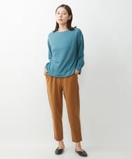NGKJS30180 GIANNI LO GIUDICE(ジャンニ ロ ジュディチェ) [洗える・日本製]リバーフライスプルオーバーカットソー ブルー