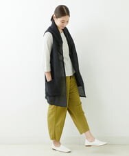 NGKJT20180 GIANNI LO GIUDICE(ジャンニ ロ ジュディチェ) [洗える・日本製]ソーナノボーダー半袖カットソー アイボリー