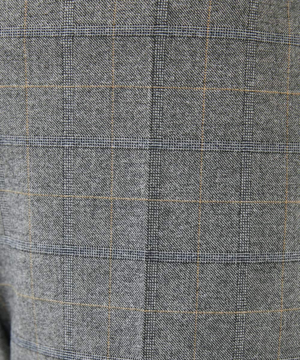 NGLAB20270 GIANNI LO GIUDICE(ジャンニ ロ ジュディチェ) [日本製]リベルタチェックタックパンツ グレー
