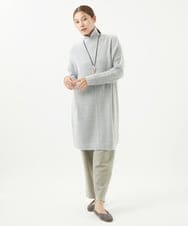 NGLAB30250 GIANNI LO GIUDICE(ジャンニ ロ ジュディチェ) [日本製]ウール混ストレッチツイードパンツ サンドベージュ