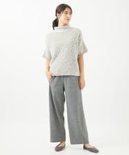 NGLAC21230 GIANNI LO GIUDICE(ジャンニ ロ ジュディチェ) [日本製]プレスウォームピーチパンツ グレー
