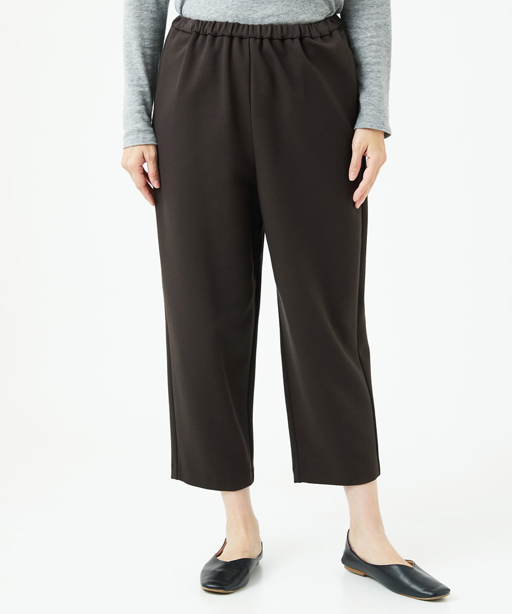 NGLAD01190 GIANNI LO GIUDICE(ジャンニ ロ ジュディチェ) [洗える・日本製]デュアルウォームモイストポンチパンツ ブラウン