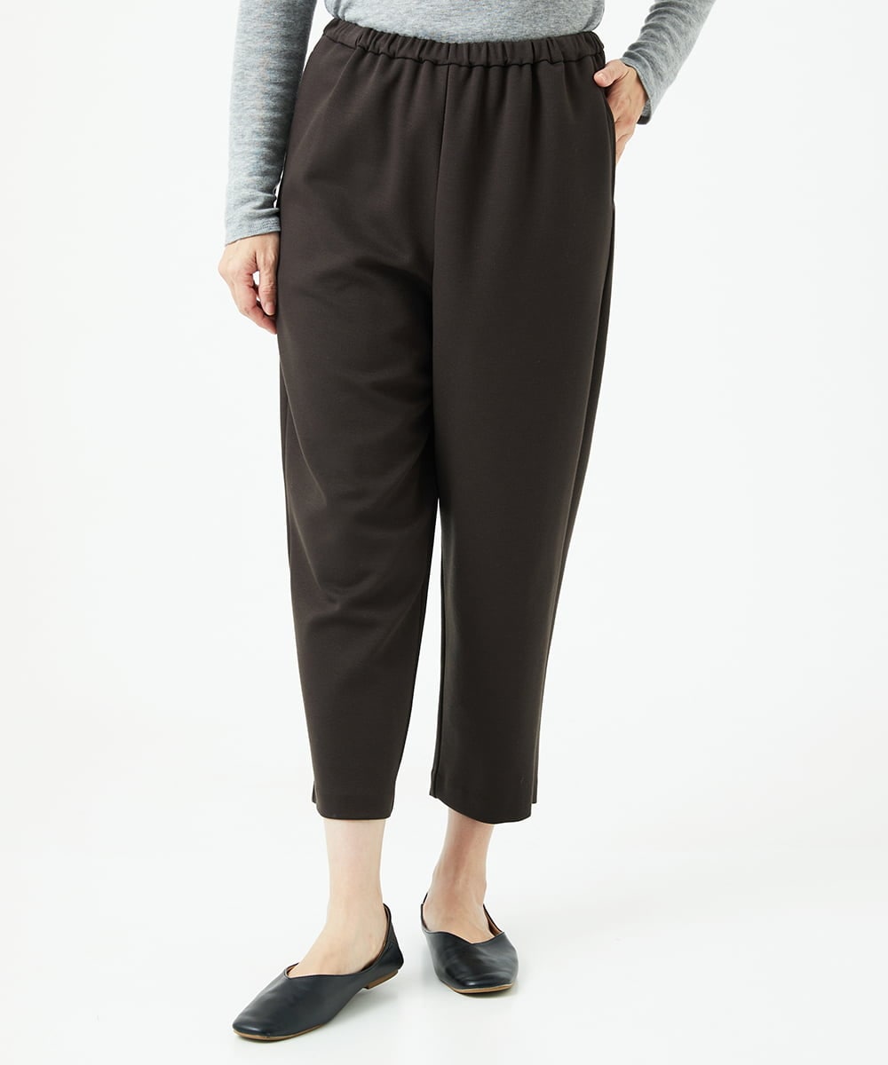 NGLAD01190 GIANNI LO GIUDICE(ジャンニ ロ ジュディチェ) [洗える・日本製]デュアルウォームモイストポンチパンツ ブラウン