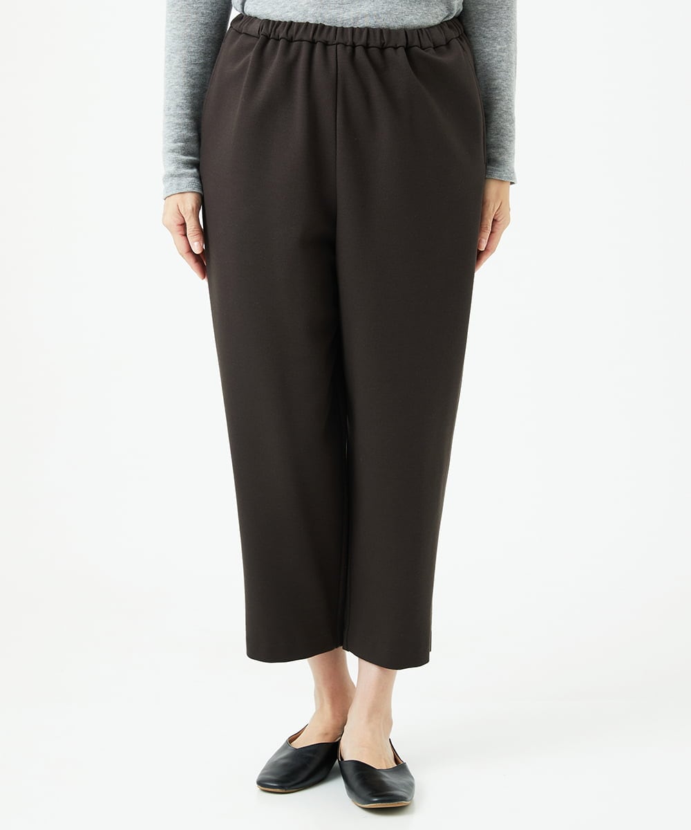 NGLAD01190 GIANNI LO GIUDICE(ジャンニ ロ ジュディチェ) [洗える・日本製]デュアルウォームモイストポンチパンツ ブラウン