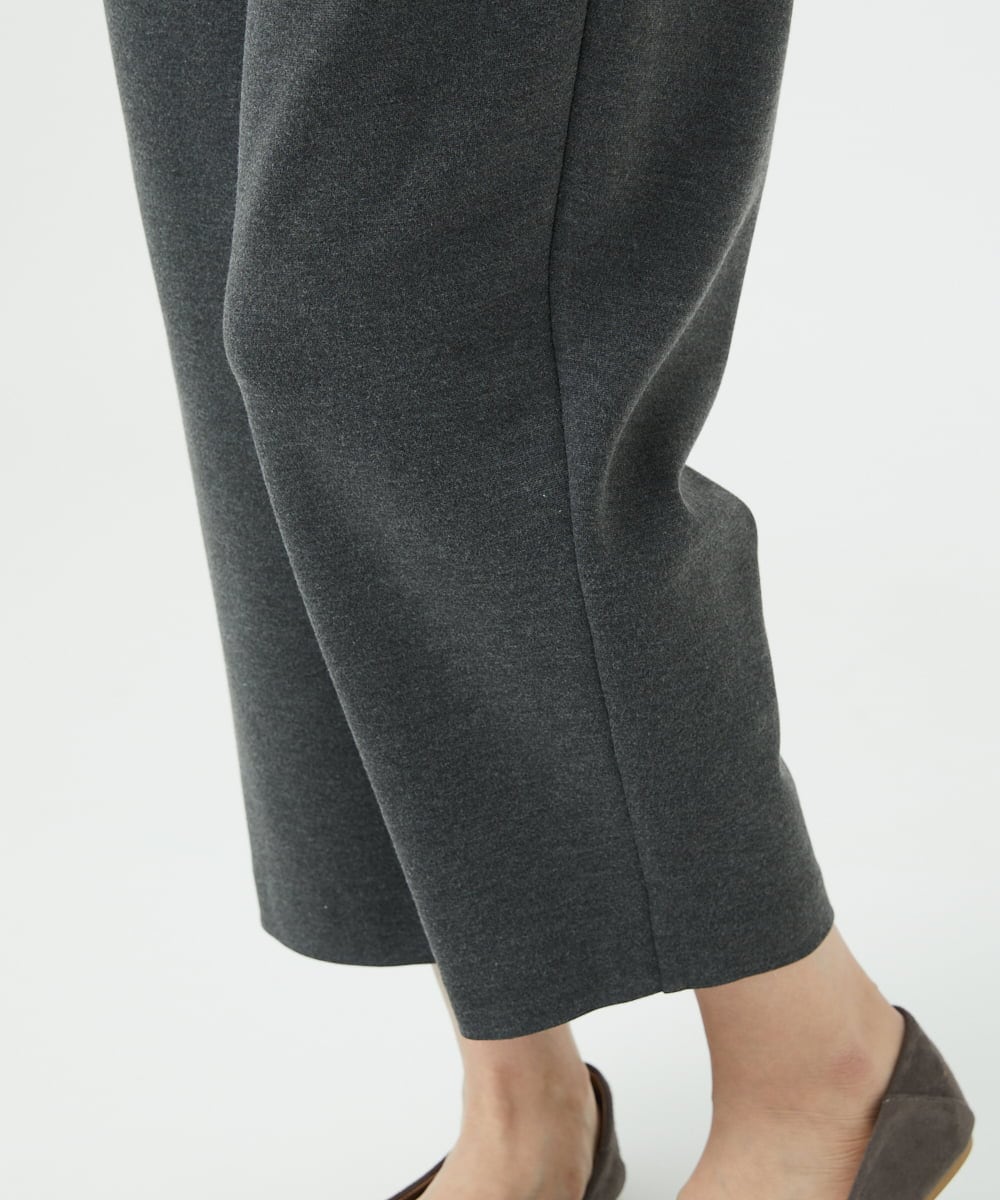 NGLAD01190 GIANNI LO GIUDICE(ジャンニ ロ ジュディチェ) [洗える・日本製]デュアルウォームモイストポンチパンツ グレー