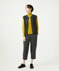 NGLAD01190 GIANNI LO GIUDICE(ジャンニ ロ ジュディチェ) [洗える・日本製]デュアルウォームモイストポンチパンツ グレー