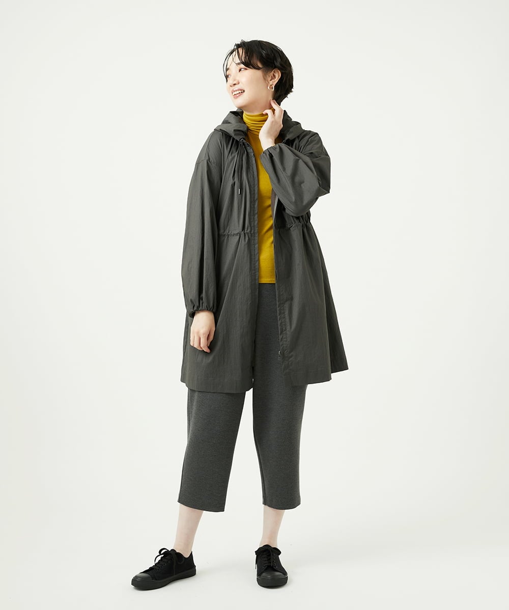 NGLAD01190 GIANNI LO GIUDICE(ジャンニ ロ ジュディチェ) [洗える・日本製]デュアルウォームモイストポンチパンツ グレー
