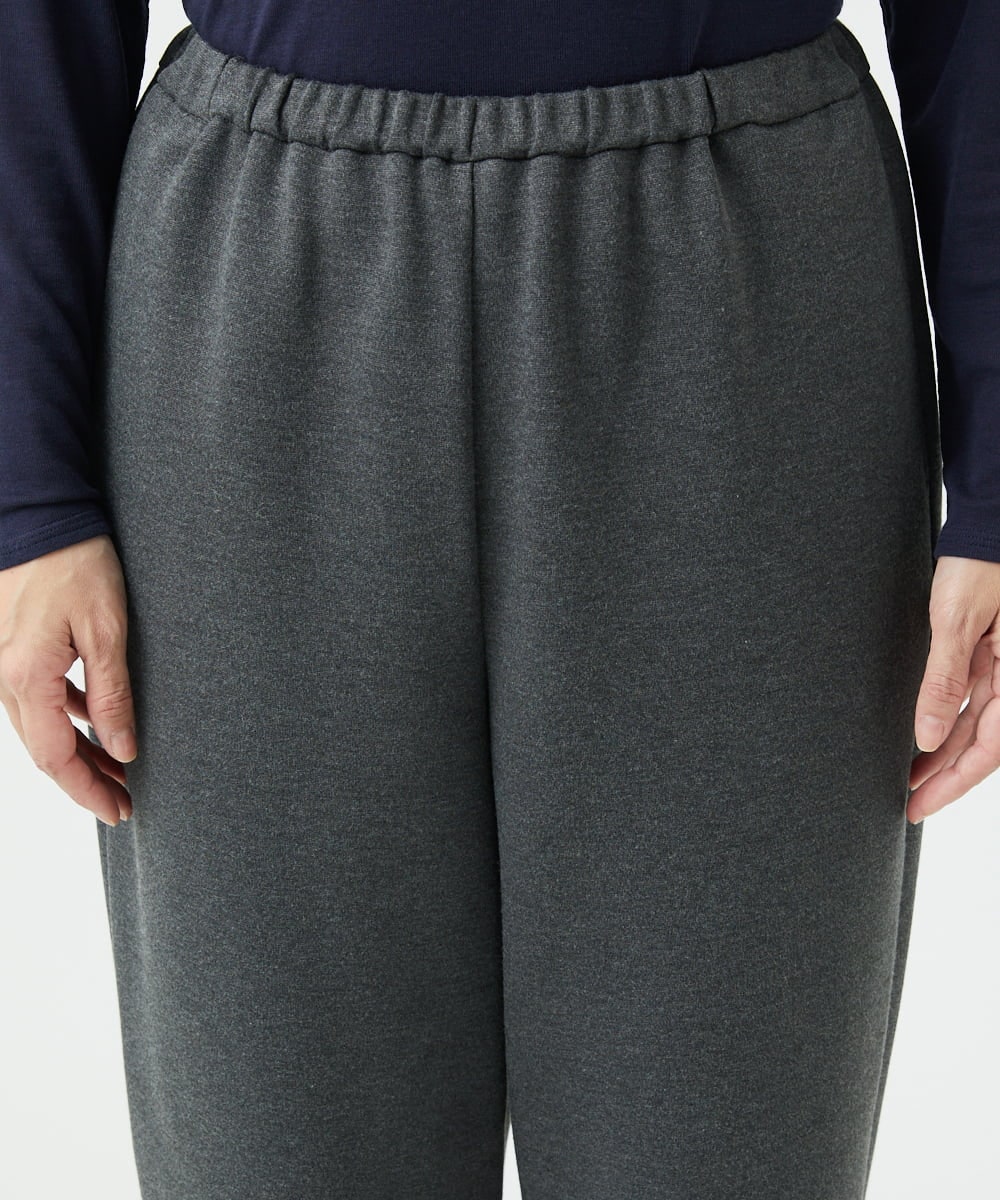 NGLAD01190 GIANNI LO GIUDICE(ジャンニ ロ ジュディチェ) [洗える・日本製]デュアルウォームモイストポンチパンツ グレー