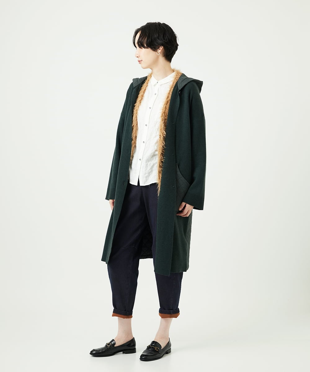 NGLAE12300 GIANNI LO GIUDICE(ジャンニ ロ ジュディチェ) [洗える]デニムカラーリバーパンツ オレンジ