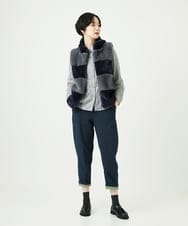 NGLAE12300 GIANNI LO GIUDICE(ジャンニ ロ ジュディチェ) [洗える]デニムカラーリバーパンツ グリーン