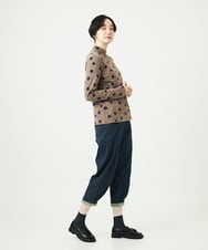 NGLAE12300 GIANNI LO GIUDICE(ジャンニ ロ ジュディチェ) [洗える]デニムカラーリバーパンツ グリーン