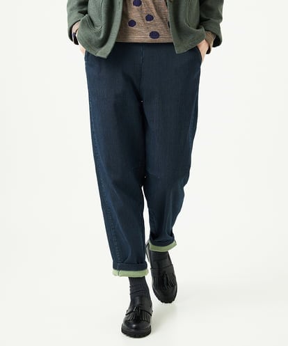 NGLAE12300 GIANNI LO GIUDICE [洗える]デニムカラーリバーパンツ