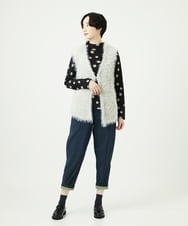 NGLAE12300 GIANNI LO GIUDICE(ジャンニ ロ ジュディチェ) [洗える]デニムカラーリバーパンツ グリーン